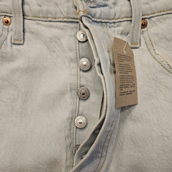 Levi's high rise easy through the hip mid thigh size 31 new with tags - Picture 4 of 5